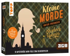 Cover-Bild zum Titel 'Kleine Morde unter Freunden: Sherlock Holmes. 10 mysteriöse Mini-Fälle zum Selberspielen' von 'Virgine Pelletier'