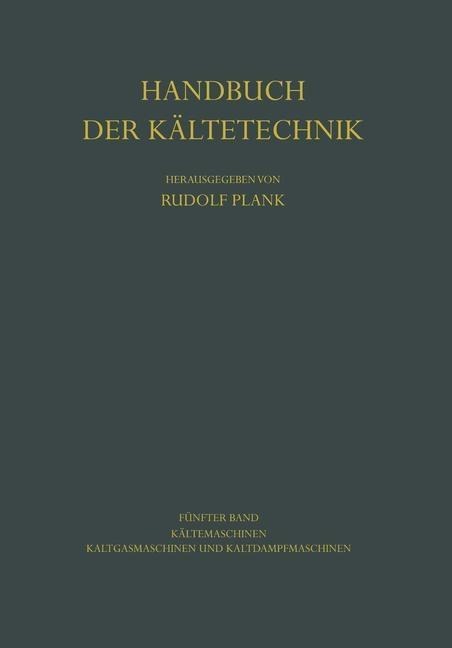 Kältemaschinen - 