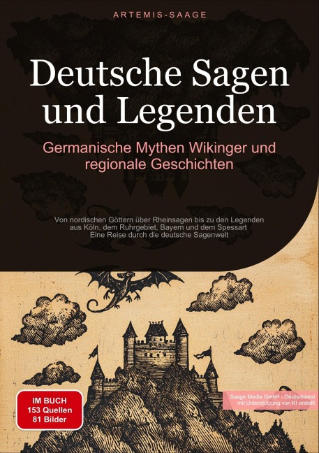 Deutsche Sagen und Legenden: Germanische Mythen, Wikinger und regionale Geschichten - Artemis Saage - Deutschland