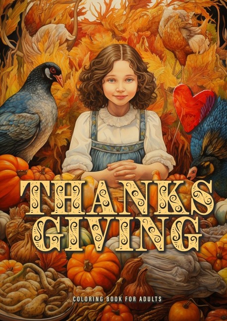Thanksgiving Coloring Book for Adults - Monsoon Publishing