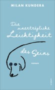 Cover-Bild zum Titel 'Die unerträgliche Leichtigkeit des Seins' von 'Milan Kundera'