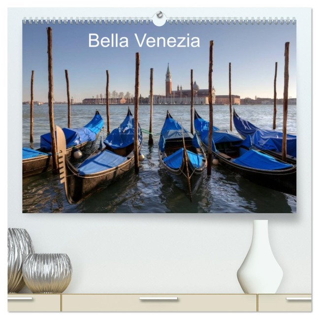 Bella Venezia (hochwertiger Premium Wandkalender 2026 DIN A2 quer), Kunstdruck in Hochglanz - Joana Kruse