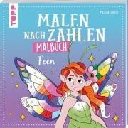 Cover-Bild zum Titel 'Malen nach Zahlen Malbuch Feen' von 'Melissa Sauter'