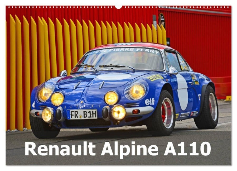 Renault Alpine A110 (Wandkalender 2026 DIN A2 quer), CALVENDO Monatskalender - Ingo Laue
