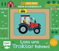 Cover-Bild zum Titel 'Tut, Tut! - Mein Schiebebuch: Lass uns Traktor fahren!' von ''