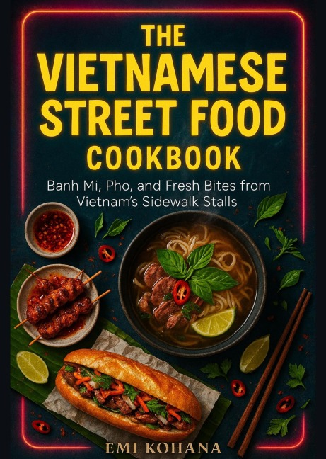 The Vietnamese Street Food Cookbook - Banh Mi, Pho, and Fresh Bites from Vietnam's Sidewalk Stalls - Emi Kohana
