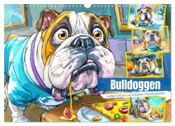 Cover-Bild zum Titel 'Bulldoggen. Lustige Cartoons von beliebten Charakterköpfen (Wandkalender 2026 DIN A3 quer), CALVENDO Monatskalender' von 'Rose Hurley'