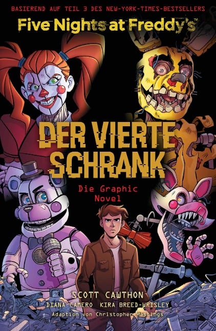 Five Nights at Freddy's: Der vierte Schrank - Die Graphic Novel - Scott Cawthon, Kira Breed-Wrisley, Christopher Hastings