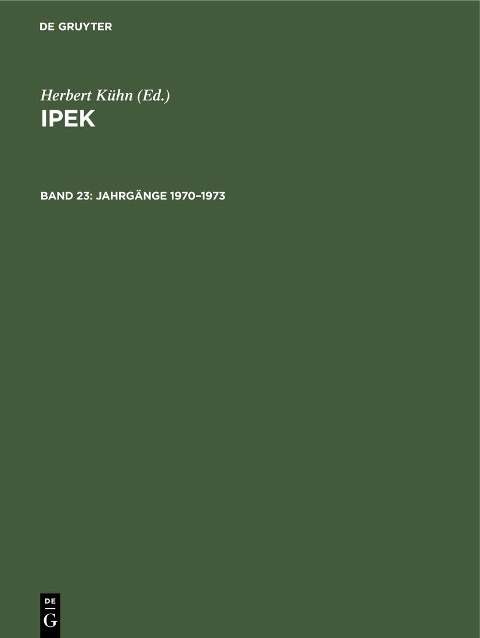 Jahrgänge 1970-1973 - 
