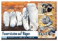 Feuersteine auf Rügen - Bildschöne Flintsteine am Ostseestrand (Wandkalender 2024 DIN A2 quer), CALVENDO Monatskalender - Michaela Schimmack