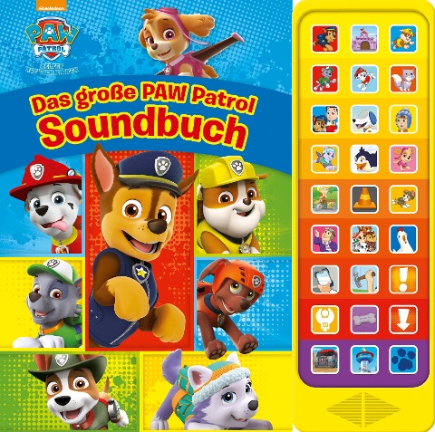 Das große PAW Patrol Soundbuch - 27-Button-Soundbuch mit 24 Seiten für Kinder ab 3 Jahren - 
