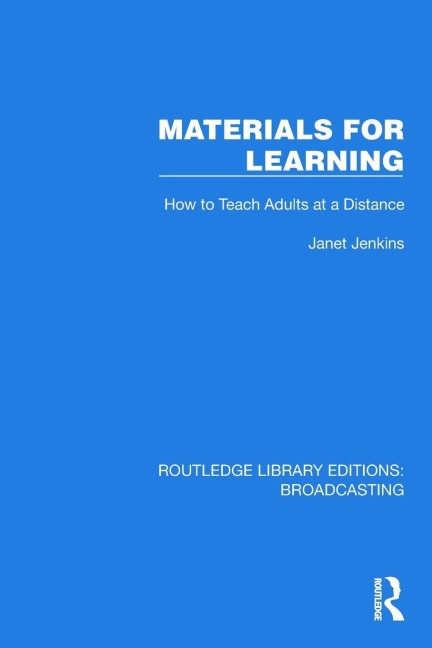 Materials for Learning - Janet Jenkins