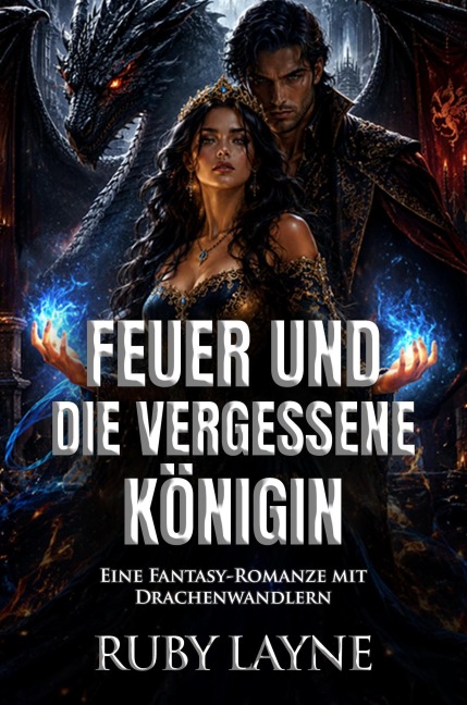 Feuer und die Vergessene Königin: Eine Fantasy-Romanze mit Drachenwandlern - Ruby Layne