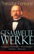 Cover-Bild zum Titel 'Gesammelte Werke: Romane + Erzählungen + Reiseberichte + Gedichte + Memoiren' von 'Theodor Fontane'