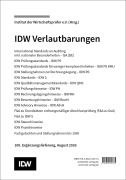 Cover-Bild zum Titel 'IDW Verlautbarungen - 100. Ergänzungslieferung, August 2026' von ''