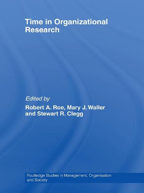 Time in Organizational Research - 