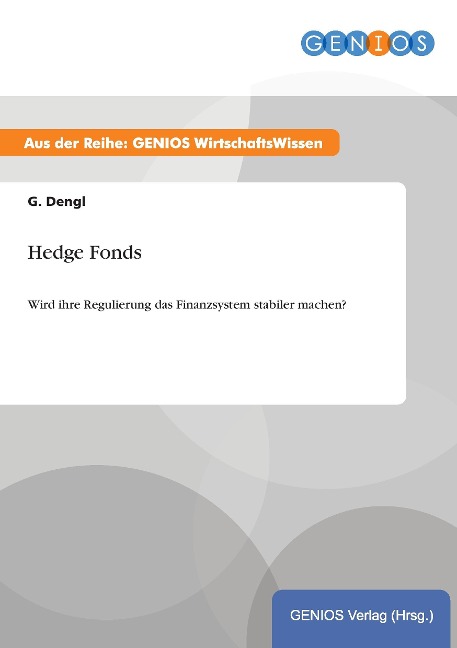 Hedge Fonds - G. Dengl