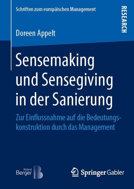 Sensemaking und Sensegiving in der Sanierung - Doreen Appelt
