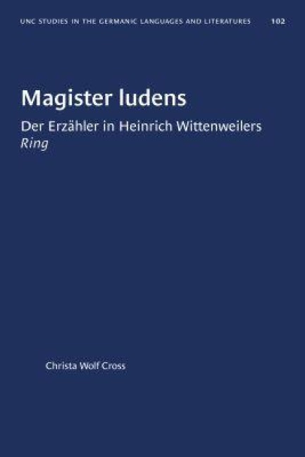 Magister Ludens - Christa Wolf Cross
