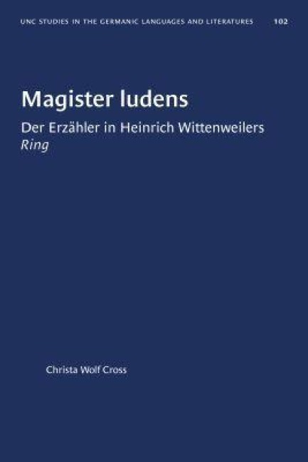 Magister Ludens - Christa Wolf Cross