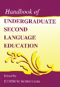 Cover-Bild zum Titel 'Handbook of Undergraduate Second Language Education' von ''