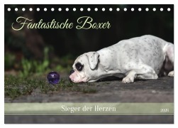 Cover-Bild zum Titel 'Fantastische Boxer - Sieger der Herzen (Tischkalender 2026 DIN A5 quer), CALVENDO Monatskalender' von 'Yvonne Janetzek'