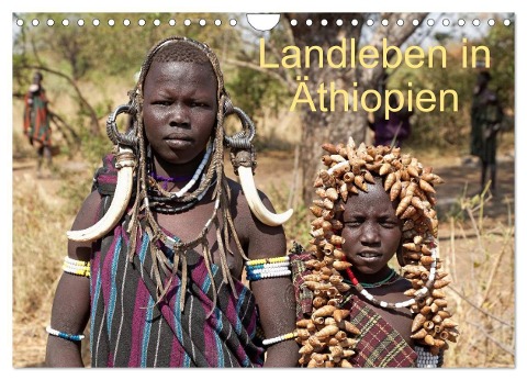 Landleben in Äthiopien (Wandkalender 2024 DIN A4 quer), CALVENDO Monatskalender - Willy Brüchle