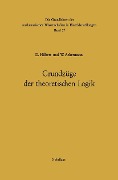 Cover-Bild zum Titel 'Grundzüge der theoretischen Logik' von 'David Hilbert, Wilhelm Ackermann'