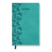 Trötsch Taschenkalender A6 Soft Touch Schmetterlinge 2026 - 