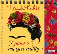 Cover-Bild zum Titel 'Frida Kahlo Postkartenkalender 2027 - I paint my own reality' von ''