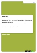 Cover-Bild zum Titel 'Umwelt- und baurechtliche Aspekte einer Golfsportstätte' von 'Oliver Götz'