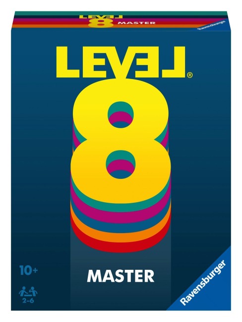 Ravensburger 20868 - Level 8 Master, Die Master Version des beliebten Kartenspiels für 2-6 Spieler ab 10 Jahren / Familienspiel / Reisespiel / Perfekt als Geschenk - 