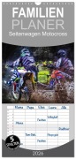 Cover-Bild zum Titel 'Familienplaner 2026 - Seitenwagen Motocross mit 5 Spalten (Wandkalender, 21 x 45 cm) CALVENDO' von 'Peter Roder'