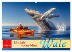 Cover-Bild zum Titel 'Wale - ein Jahr voller Meer (Wandkalender 2026 DIN A2 quer), CALVENDO Monatskalender' von 'Roder Roder'