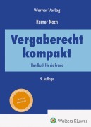 Cover-Bild zum Titel 'Vergaberecht kompakt' von 'Rainer Noch'