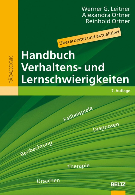 Handbuch Verhaltens- und Lernschwierigkeiten - Werner G. Leitner, Reinhold Ortner, Alexandra Ortner