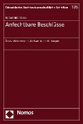Cover-Bild zum Titel 'Anfechtbare Beschlüsse' von 'Robert Billerbeck'