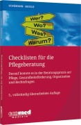 Cover-Bild zum Titel 'Checklisten für die Pflegeberatung' von 'Daniel Schümann, Michael Bossle'