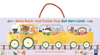 Cover-Bild zum Titel 'Mein Buch- und Puzzle-Zug: Auf dem Land' von ''