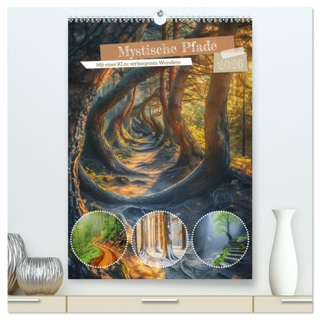 Mystische Pfade (hochwertiger Premium Wandkalender 2026 DIN A2 hoch), Kunstdruck in Hochglanz - Steffen Gierok-Latniak