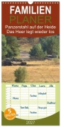 Cover-Bild zum Titel 'Familienplaner 2027 - Panzerstahl auf der Heide - Das Heer legt wieder los mit 5 Spalten (Wandkalender, 21 x 45 cm) CALVENDO' von 'Hoschie Media'