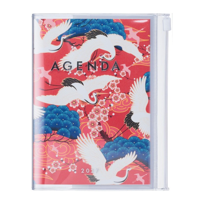 MARK'S 2026/27 Diary A6 Japan / Birds // Red - 
