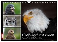 Greifvögel und Eulen (Wandkalender 2025 DIN A4 quer), CALVENDO Monatskalender - Jürgen Trimbach