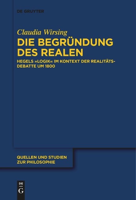 Die Begründung des Realen - Claudia Wirsing