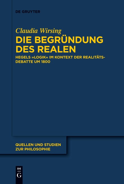 Die Begründung des Realen - Claudia Wirsing