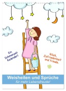 Cover-Bild zum Titel 'Weisheiten und Sprüche für mehr Lebensfreude! (Wandkalender 2026 DIN A3 hoch), CALVENDO Monatskalender' von 'Rose Hurley'