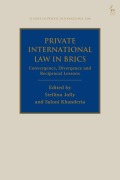 Cover-Bild zum Titel 'Private International Law in Brics' von ''