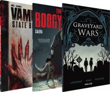 Cover-Bild zum Titel 'Ablaze Spotlight on Horror Collected Set' von 'Patrick Renault, Ange, Mathieu Salvia, A J Lieberman'