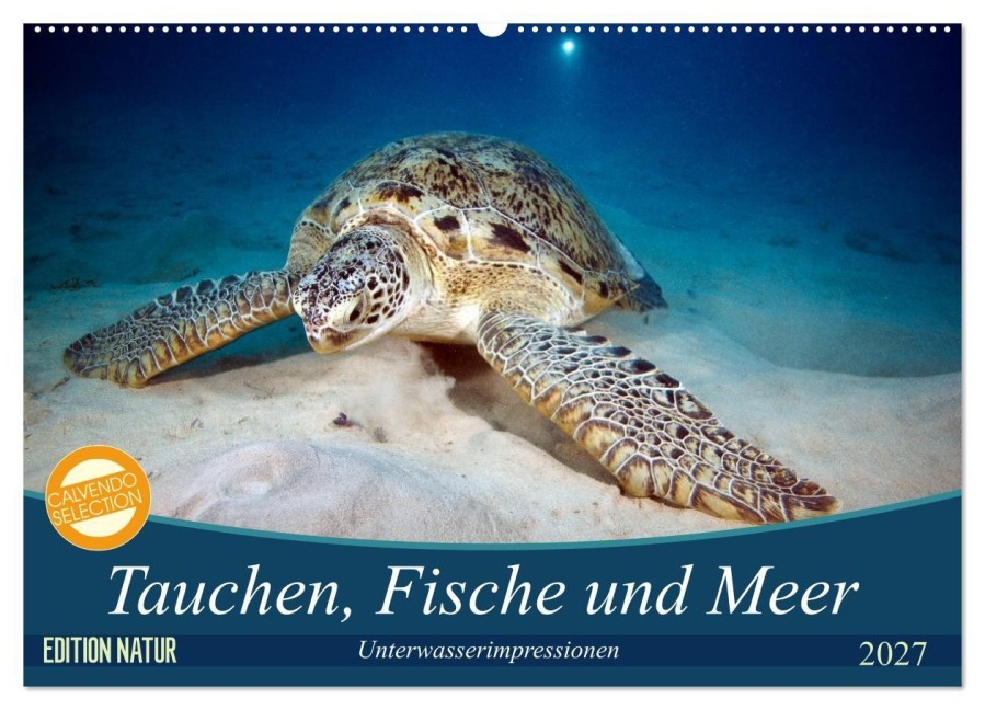 Tauchen, Fische und Meer (Wandkalender 2027 DIN A2 quer), CALVENDO Monatskalender - Sven Gruse