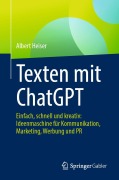 Cover-Bild zum Titel 'Texten mit ChatGPT' von 'Albert Heiser'